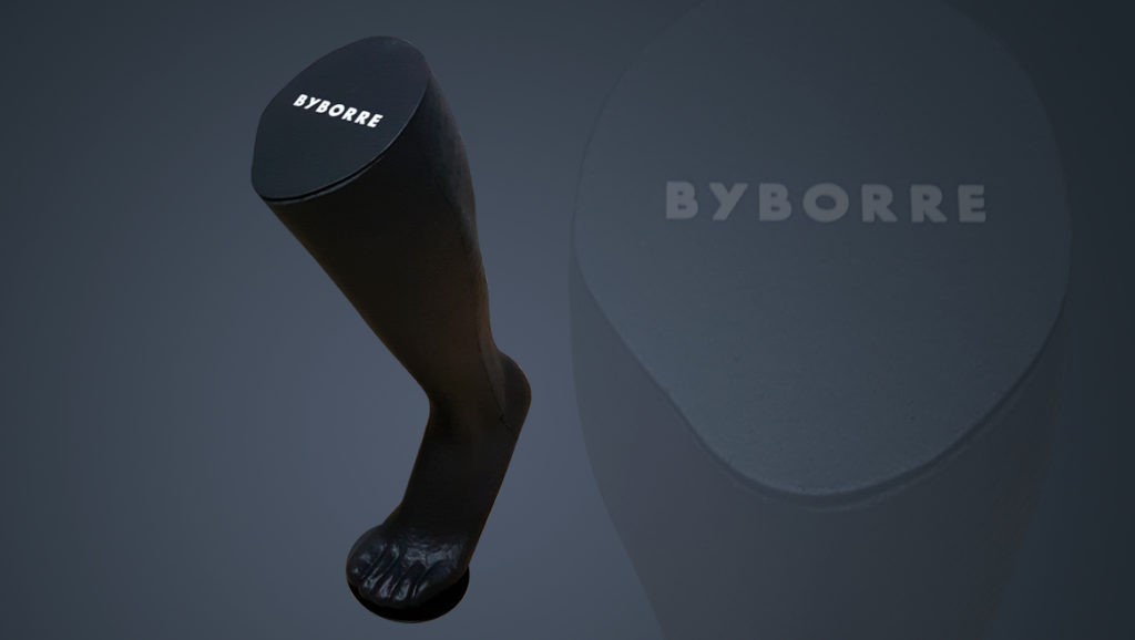 foot form for socks with logo byborre